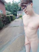 In the middle of the evening