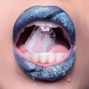 Icy lips [closeup]