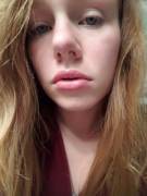 Lips always puffy in the mornin