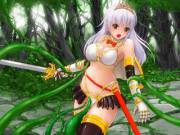 Princess Knight Ravaged by Rape Vines [Haiboku No Princess Knight] (Artist: Borurun)