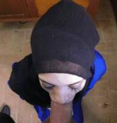 That fits about right in those lips.