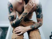 tattoos and weird angles.