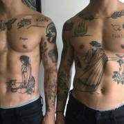 Bros who ink together...