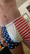 I ordered American Flag running shorts. Amazon sent me these. They don't fit too well.