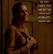 She was defending your honour.