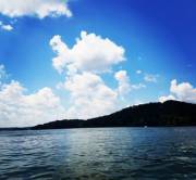 Went to the lake with daddy and found a cloud that looked like a fishy