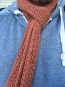 My little Monkey knitted this wonderful, soft scarf for me for Christmas