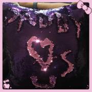 Daddy being cute and writing messages in my pillow