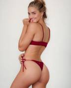 Bra and panties? Or bathing suit? [x-post /r/redlingerie]