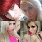 Basic blonde to plastic bimbo