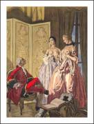 The Comparison - from "Memories de Cassanova" illustrated by August Leroux (1932)