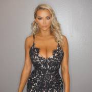 More cleavage in the dress