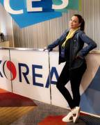 On set for ProSieben