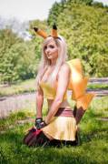 Kay Victoria as Pikachu