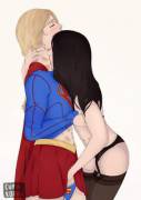 supergalpals you know just gals being pals; feat. Lena Luthor & Supergirl (cupakorra)