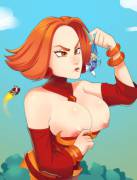 Giantess Lina, by g1138 / greenmarine