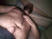 Your view before you take my cock out....