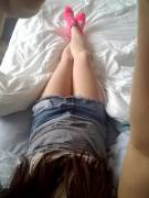 Just lying in bed, waiting on you...