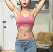 For being over 30, she's hella fit and young