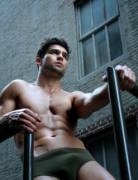 Brazilian model Andre Watson