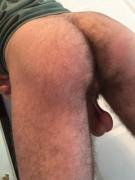 Never posted my ass before. Hairy but tight