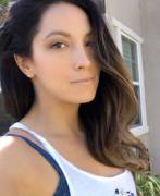 Sunshine on her shoulder.