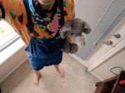 Had a dino day today with my elephant Horton!