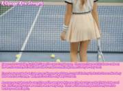 Hot day on the tennis court