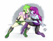 Cherry Crash & Mystery Mint (artist: ponutjoe)