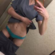 petite girls problems.. scrubs are too big