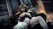 Ganondorf fucks Zelda on the throne