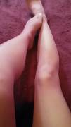 I love feeling how soft my pantyhose are on my legs! <3