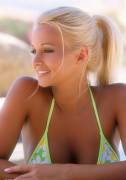 Cute bikini blonde