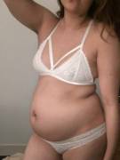 New lingerie, and a size larger