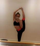 Caity Lotz is flexible