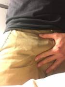 stripping off the boxers