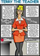 Terry The Teacher - Beastiality Sex Ed. -comic-