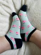 do you like my cute whale socks? <3