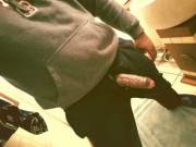 Oops. Forgot to put my dick back in my pants.