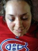 Canadiens Post Game Celebration