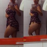 Wearing my sundress but still hot af