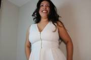 Big Smile in my white dress