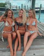 Blondes and bikinis
