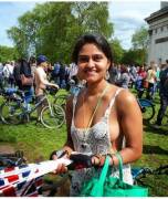 At a nudist rally UK