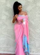 Teen in saree