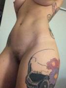 Tatts tits and bush [f]