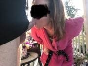 Wi(f)e sucking (m)e on our front porch.