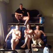 Just catching a game with the fellas and some taxidermy