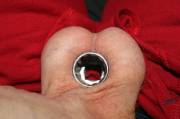 Scrotum piercing