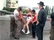 College cheerleaders